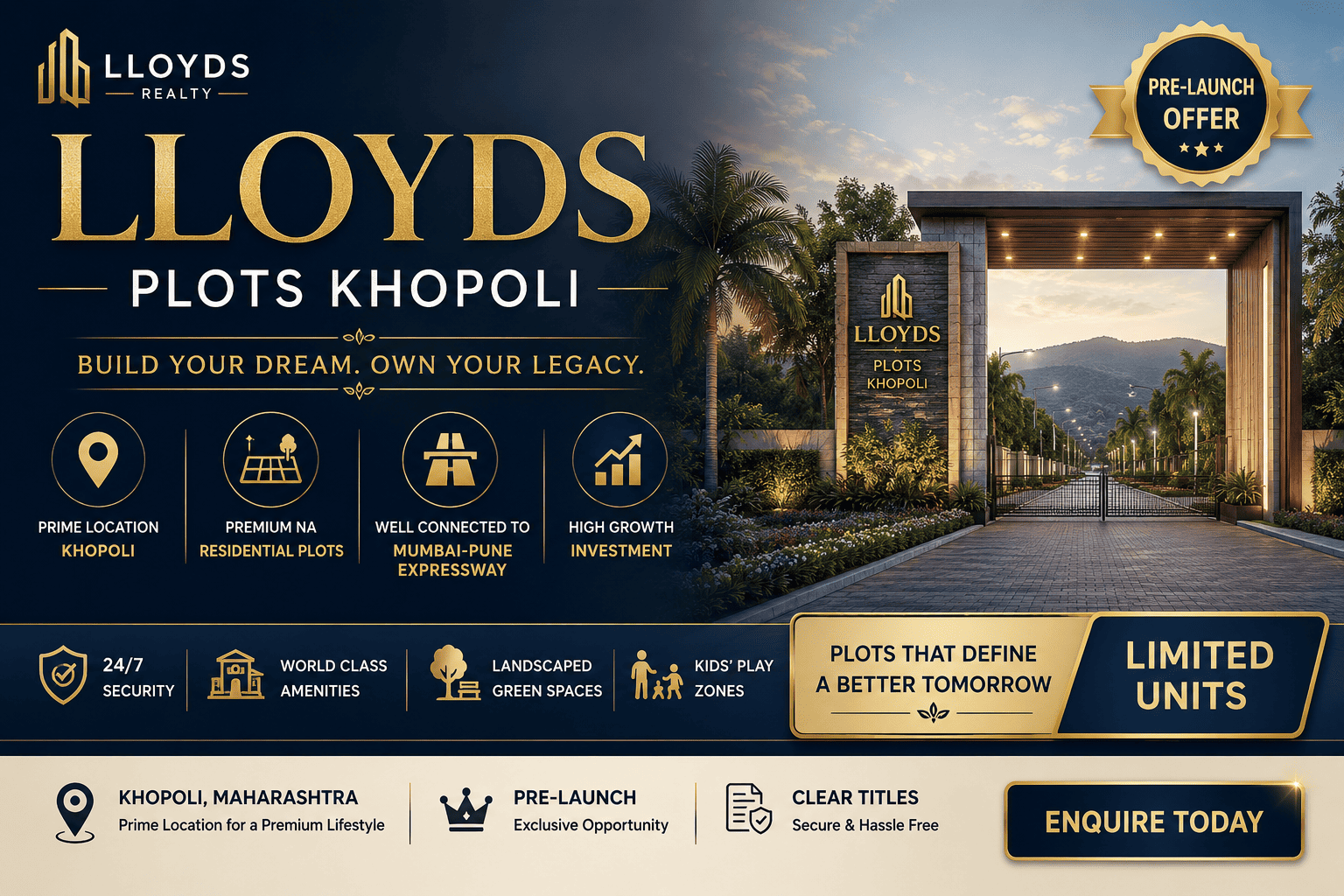 Lloyds Plots Khopoli - Premium Residential Plots in Khopoli