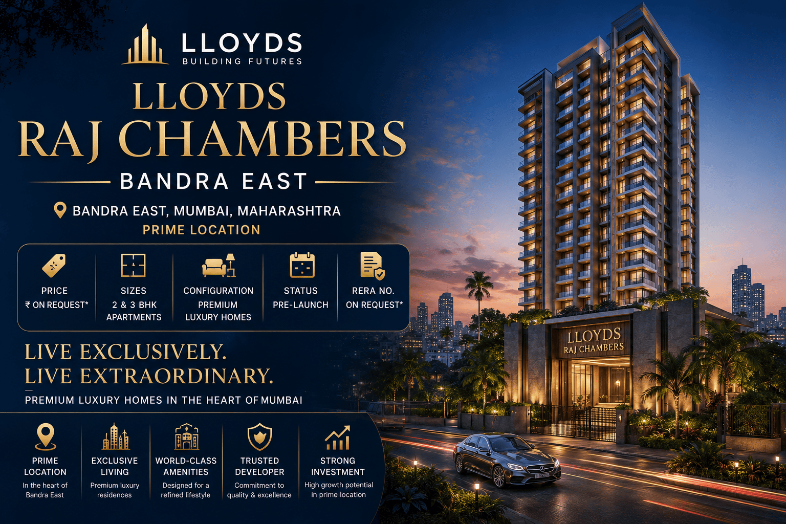 Lloyds Raj Chambers Bandra East - Premium Apartments Mumbai